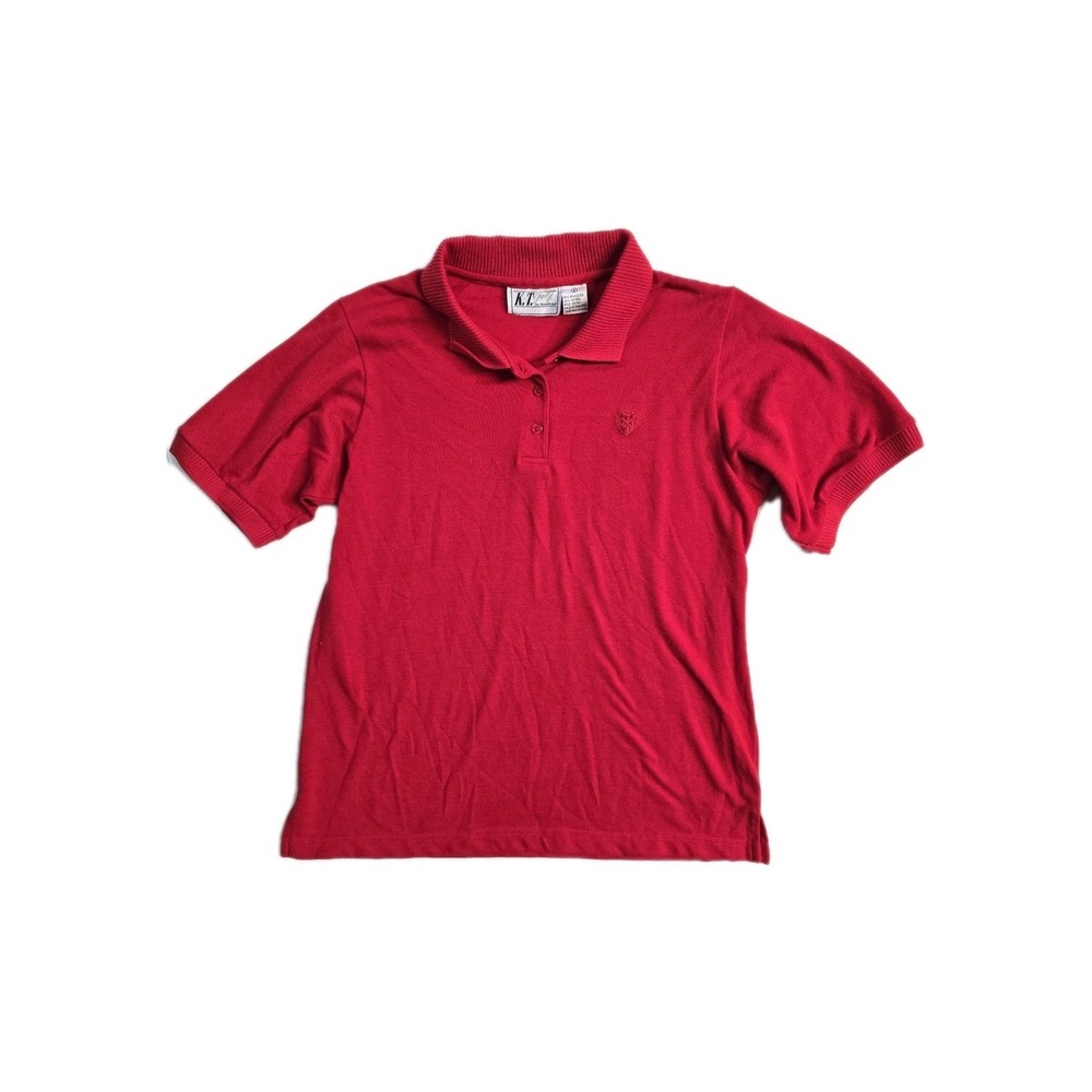 Vintage K.T. Golf Keneth Tool Polo Shirt Red Small Men's